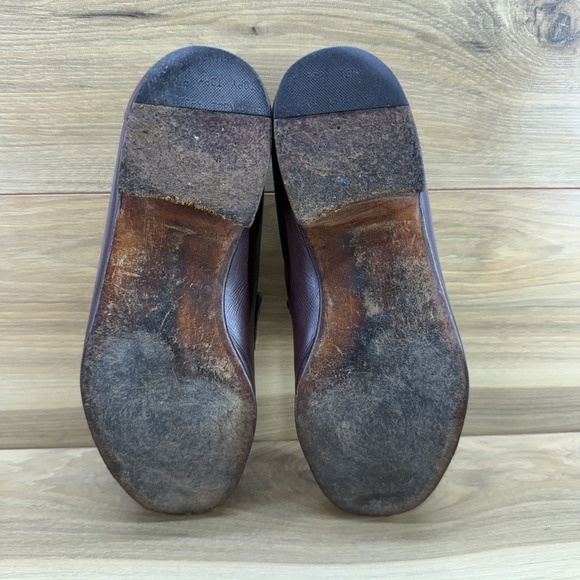 Ostrich Leather Horsebit Loafers Mens 9 9.5 Burgundy Leather Custom Made main image 12